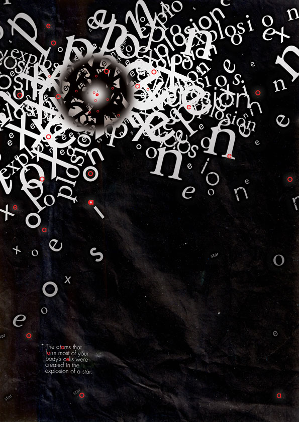 The conception of the carbon that makes up all living things.