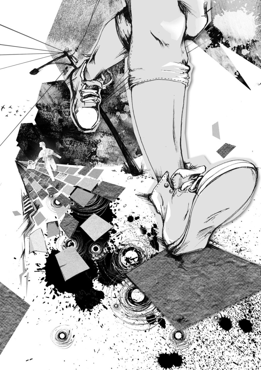 A tale in which a dark, magical undercurrent lurks beneath an urban city. The extract reveals the moment this world awakens from it's long dormancy.