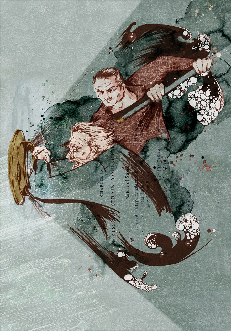 The Upper Berth Ghost story Illustration